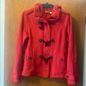 Cato Size Small Red Toggle Coat